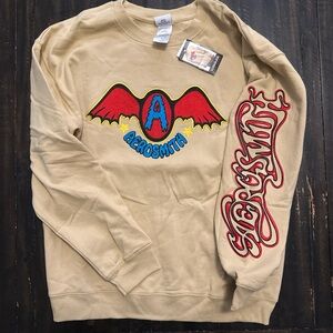 Disney AEROSMITH sweatshirt embroidered